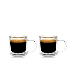 Eparé 4 oz. Espresso Glass Mug (Set of 2)