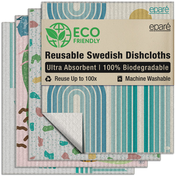 My Eco Swedish Dishcloth 10 pack - Gray 