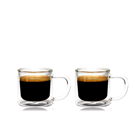ONEDONE Espresso Cups 2.8 OZ Double Walled Glass Espresso Cups Set of 4  Thermo Insulated Espresso Co…See more ONEDONE Espresso Cups 2.8 OZ Double
